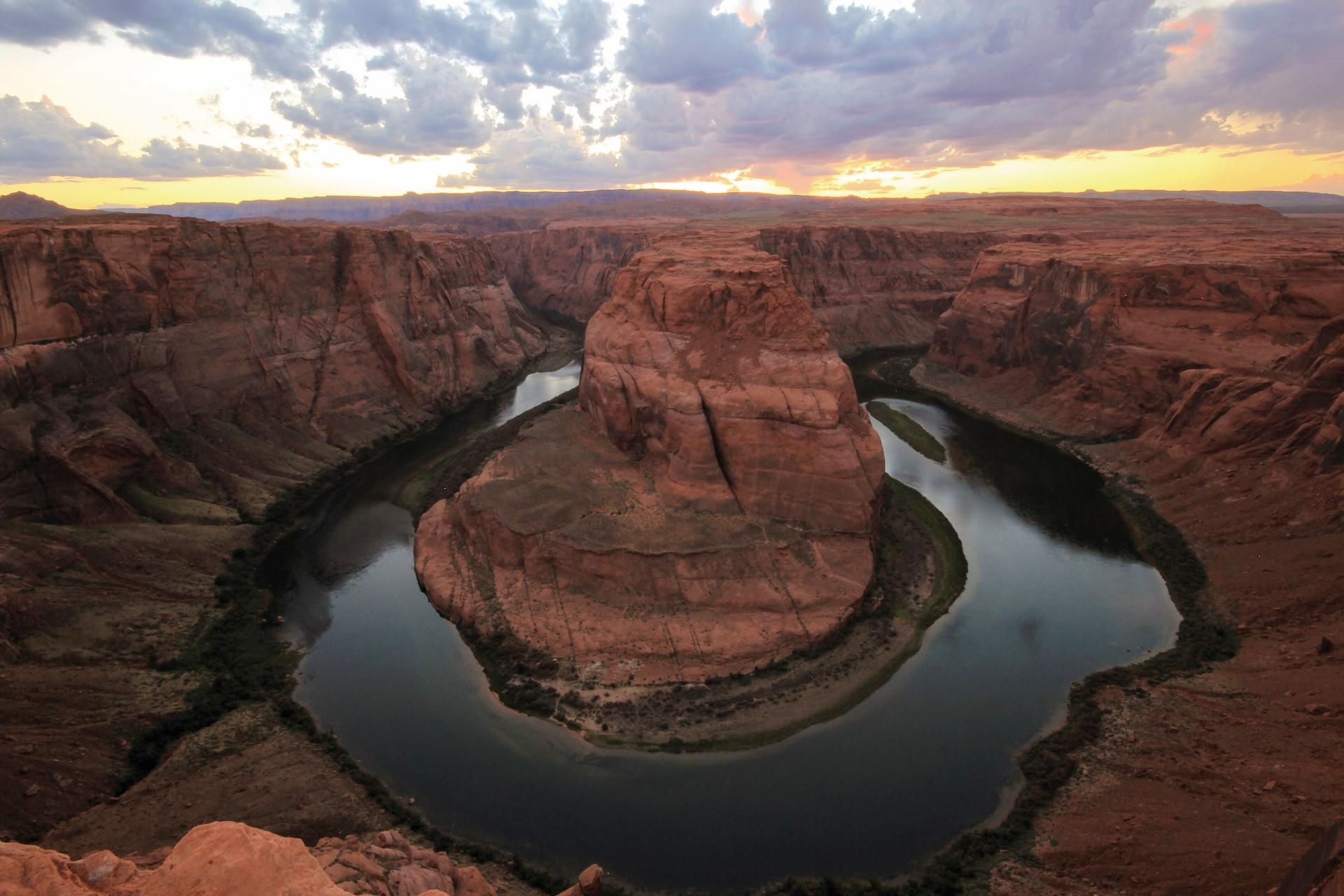 View of horseshoe bend