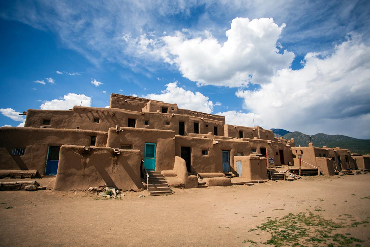 Exterior of Taos Pueblo
